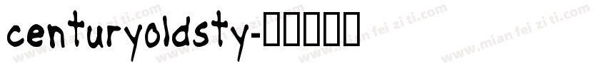 centuryoldsty字体转换
