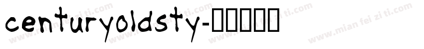 centuryoldsty字体转换