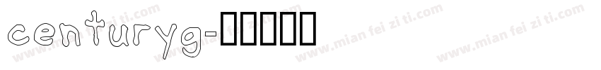 centuryg字体转换