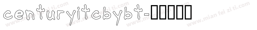 centuryitcbybt字体转换