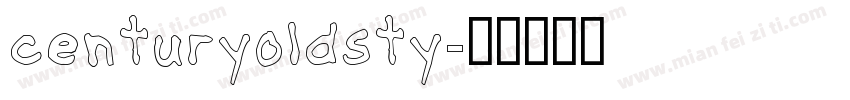 centuryoldsty字体转换