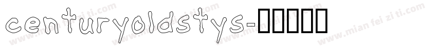 centuryoldstys字体转换