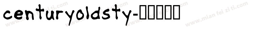 centuryoldsty字体转换