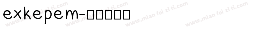 exkepem字体转换