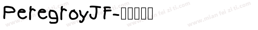 PeregroyJF字体转换