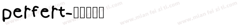 perfert字体转换
