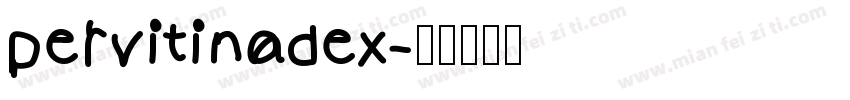 pervitinadex字体转换