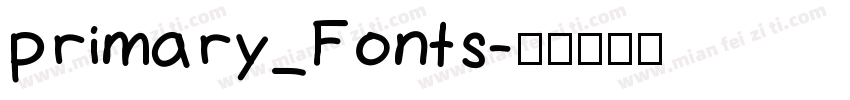 primary_Fonts字体转换
