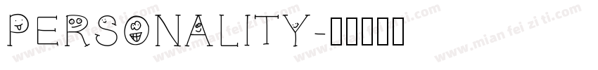 PERSONALITY字体转换