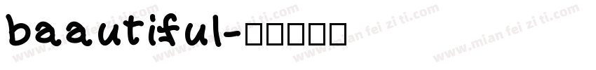 baautiful字体转换