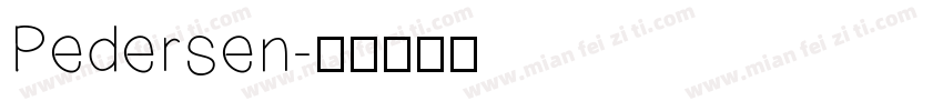 Pedersen字体转换