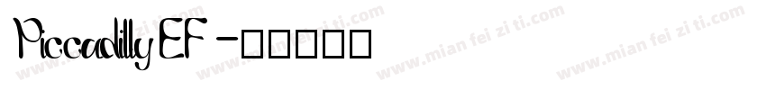 PiccadillyEF字体转换