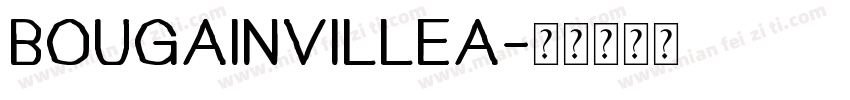 Bougainvillea字体转换
