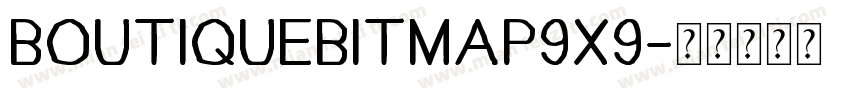 boutiquebitmap9x9字体转换