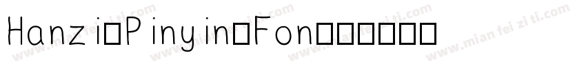 Hanzi-Pinyin-Fon字体转换