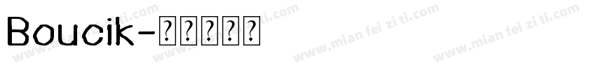 Boucik字体转换