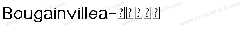 Bougainvillea字体转换