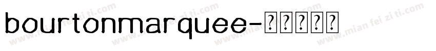 bourtonmarquee字体转换