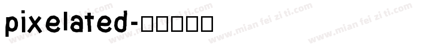 pixelated字体转换