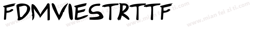FdMvieStrttf字体转换