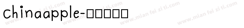 chinaapple字体转换
