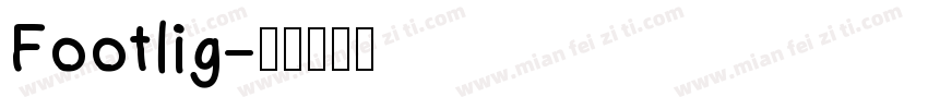 Footlig字体转换
