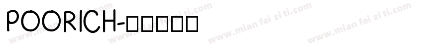 POORICH字体转换
