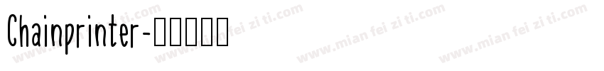 Chainprinter字体转换