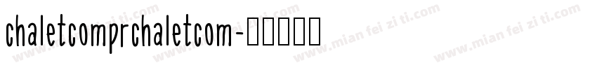 chaletcomprchaletcom字体转换