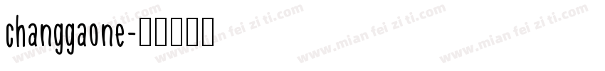 changgaone字体转换