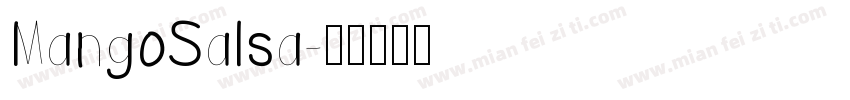 MangoSalsa字体转换