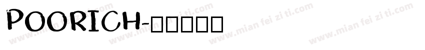 POORICH字体转换