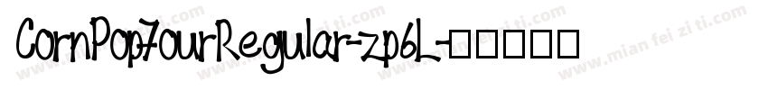 CornPopFourRegular-zp6L字体转换