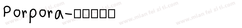 Porpora字体转换