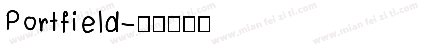 Portfield字体转换
