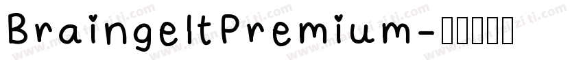 BraingeltPremium字体转换