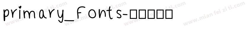 primary_Fonts字体转换
