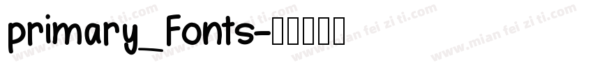 primary_Fonts字体转换
