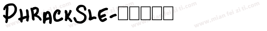 PhrackSle字体转换