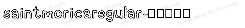 saintmoricaregular字体转换