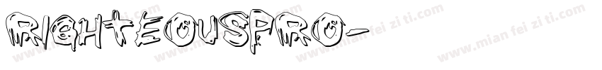 RighteousPro字体转换