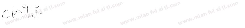 chilli字体转换
