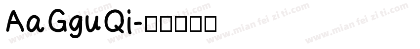 AaGguQi字体转换