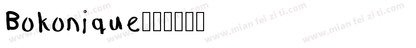 Bokonique字体转换