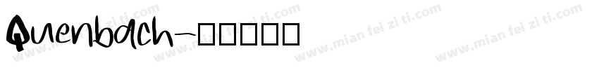 Quenbach字体转换