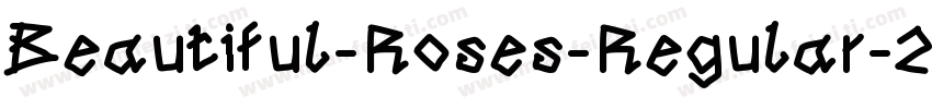 Beautiful-Roses-Regular-2字体转换