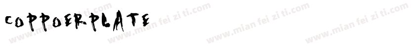 COPPOERPLATE字体转换