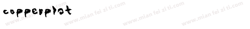 copperplat字体转换