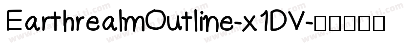 EarthrealmOutline-x1DV字体转换