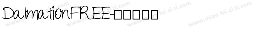 DalmationFREE字体转换